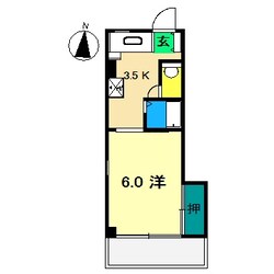 バレーベア北新田の物件間取画像